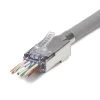 EzEX48 Cat6a Shielded Crimp Plugs, 100 Pcs, Platinum Tools -Network Cable Store 105029 v02