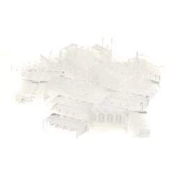 Shielded Cat6a Crimp Plugs, Solid Wire, 100 Pcs, Platinum Tools -Network Cable Store 106190 05