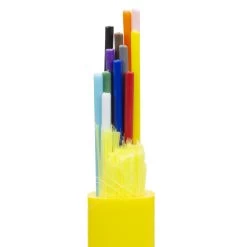 1000ft Yellow 12 Fiber Singlemode Fiber Optic Cable, 9/125