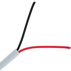 1000ft - 22/2 Solid Security Cable, CMR, White - Pullbox