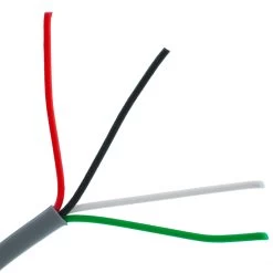 1000ft - 16/4 Stranded Security Cable, CM, Gray - Pullbox