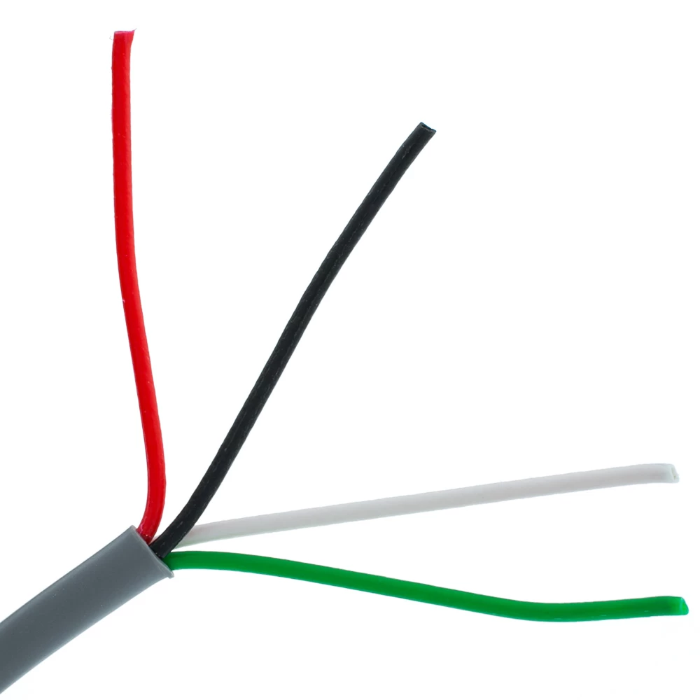 1000ft 22/4 Gray Security/Alarm Wire, CM, Stranded 3 1000ft 22/4 Gray Security/Alarm Wire, CM, Stranded