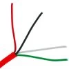 1000ft 16/4 Red FPLR Fire Alarm/Security Cable, Solid -Network Cable Store 10f4 047fan 1