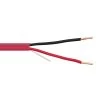 18/2 Red FPLR Fire Alarm/Security Cable, Solid, 500ft