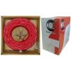 500ft - 18/4 Solid FPLR Fire Cable Red -Network Cable Store 10f5 0271th 2