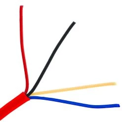 1000ft 18/4 Red FPLR Fire Alarm/Security Cable, Solid