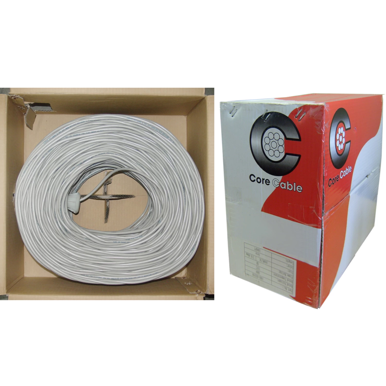 1000ft - 22/2 Stranded Security Cable, CMR, Gray - Pullbox 4 1000ft - 22/2 Stranded Security Cable, CMR, Gray - Pullbox - Image 2