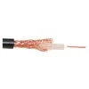 1000ft Black Bulk RG58/U Coaxial Cable, 20 AWG, Spool