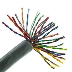 25-pair Cat5e Solid Copper Telco Cable, CMR, 1000ft