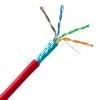 Shielded Cat5e Red Solid Copper Ethernet Cable Pullbox 1000ft -Network Cable Store 10x6 571fan