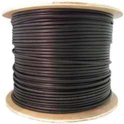 Direct Burial/Gel Filled CMX Cat5e Cable, Solid Copper, Spool 1000ft