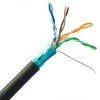 Direct Burial/Outdoor CMXT Shielded Cat5e Cable, Spool 1000ft