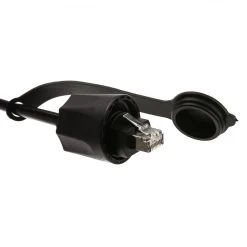 Outdoor/Waterproof Cat6 Shielded Patch Cable W/cap, 15ft