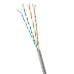 Cat6 Slim, 28AWG, Stranded Copper, Gray, Spool, 1000 Foot