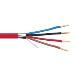Plenum Fire Alarm / Security Cable, 18/4, Solid Copper, FPLP