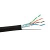 Shielded, Cat5e Aerial W/Messenger, 24 AWG ,Solid Copper Ethernet Cable, F/UTP, POE Compliant, Spool 2 Shielded, Cat5e Aerial W/Messenger, 24 AWG ,Solid Copper Ethernet Cable, F/UTP, POE Compliant, Spool -Network Cable Store 12x6 522nh v01