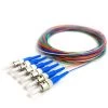 6 Fiber Pigtail, Singlemode, Blue Boot ST/UPC, 3m -Network Cable Store 15f1 01106 v01