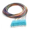 Fiber Pigtail, MM, OM4, 12 Fiber, LC/PC, 3M, Aqua Boot -Network Cable Store 15f1 52012 v01