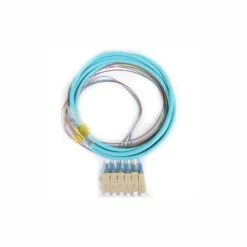SC/PC OM3 Distribution Pigtail, 6-Fiber