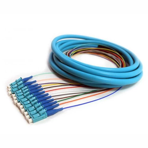LC/PC OM3 Distribution Pigtail, 12-Fiber 3 LC/PC OM3 Distribution Pigtail, 12-Fiber