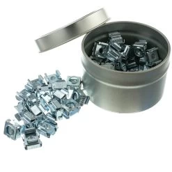 Cage Nuts 10-32 Thread, Secure Rackmount Hardware, 50 Pcs