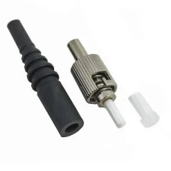 ST Multimode 127um Epoxy Connector, 100 Pack