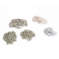 LC OM3 Zirconia Ferrule Epoxy Connector, Aqua, 100Pk