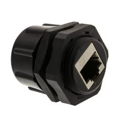 Cat6 STP, Shielded Outdoor Coupler W/ Dust Cap