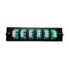 Fiber Distribution Panel Plate - 6 Aqua OM3 LC/UPC Duplex Ports -Network Cable Store 61f2 11006 v01