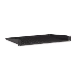 1U Vented Component Rack Shelf, 12 In