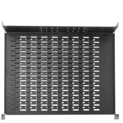 1U 4-Point Adjustable Vented Rack Shelf