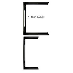1U Hinged Wall Bracket, Expandable To 14in Depth
