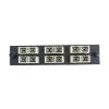 LGX Plate 6 Multimode Duplex SC Connectors, Beige OM1/2