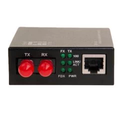 Ethernet To Multimode Fiber Optic Converter RJ45 To Fiber-ST