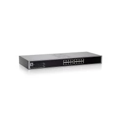16 Port, 10/100 Fast Ethernet Switch, Black