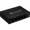 5 Port Gigabit Ethernet Switch, Black, IEEE 802.3az -Network Cable Store 71x6 01305 v01
