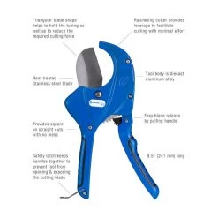 Jonard Tools Large Microduct Tube Cutter, Max Tube 2.52 Inch -Network Cable Store 90j1 00021 v07