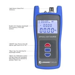 Jonard Tools Optical Light Source With FC/LC/SC Adapters For PC/UPC Connectors -Network Cable Store 90j1 00026 v07