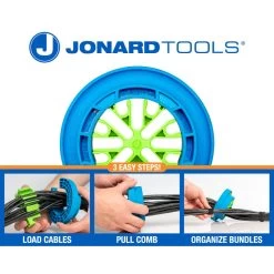 Jonard Tools Cable Comb, Cable Organizing Tool, Cat6a -Network Cable Store 90j1 00040 v10