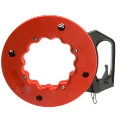 50 Foot Steel Fish Tape, 3.2mm Width X 1.6mm, Winder Case