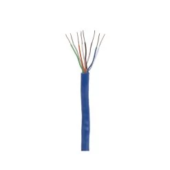 Cat6 Ethernet Cable, Solid Copper, Blue, Pullbox 500ft