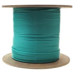 1000ft Aqua 2 Fiber Multimode Fiber Optic Cable 10 Gbit