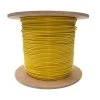 1000ft Yellow 2 Fiber Singlemode Fiber Optic Cable, 9/125 -Network Cable Store comzon yellow fiber 3