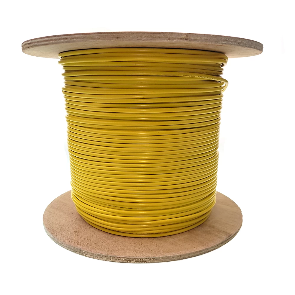 1000ft Yellow 2 Fiber Singlemode Fiber Optic Cable, 9/125 3 1000ft Yellow 2 Fiber Singlemode Fiber Optic Cable, 9/125