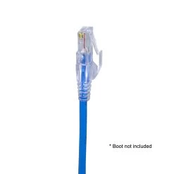 Cat5e Crimp Plugs, Blue Tint, 100pc, Simply45 -Network Cable Store s45 1000 v14