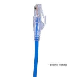 Cat5e Pass Through Crimp Plugs, Blue Tint, 50pc, Simply45 -Network Cable Store s45 1501 v13