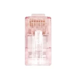 Cat6a Pass Through Crimp Plugs, Red Tint, 100pc, Simply45 ProSeries -Network Cable Store s45 1700p v03