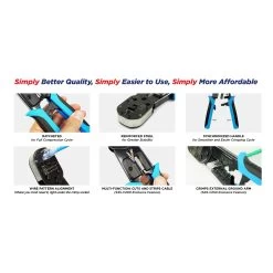 Crimp Tool For Shielded External Ground RJ45 -Network Cable Store s45 c250 v05