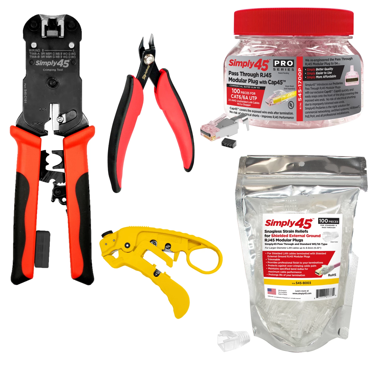 ProSeries Starter Kit For Cat6/6a STP 3 ProSeries Starter Kit For Cat6/6a STP